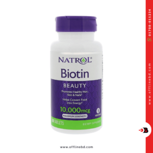 Natrol Biotin Beauty 10,000 mcg – 100 count Supplement