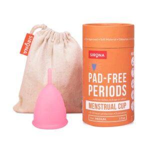 Sirona Reusable Menstrual Cup | FDA Approved | 100% Authentic | Buy in Bangladesh (S.M,L)