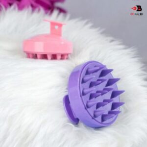 Hair Wash Brush Hair Scalp Massage Brush Silicone Head Anti Dandruff Shampoo Haircare Massager Comb