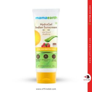 Mamaearth HydraGel Indian Sunscreen SPF 50 with Aloe Vera & Raspberry