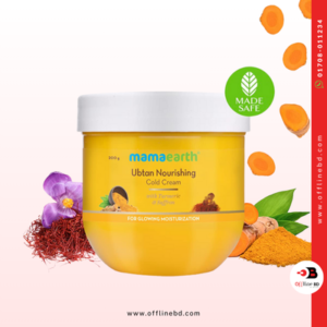 Mamaearth Ubtan Nourishing Cold Cream with Turmeric & Saffron for Glowing Moisturization