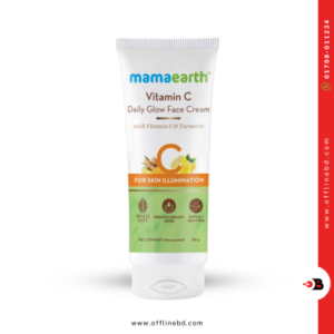 Mamaearth Vitamin C Daily Glow Face Cream 80g for Brighter Skin