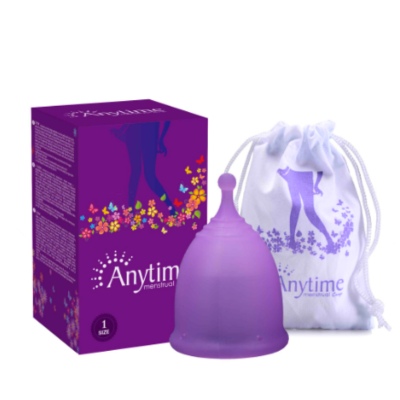 Anytime Menstrual Cup Purple Color