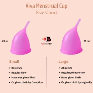 Viva Menstrual Cup Size Chart
