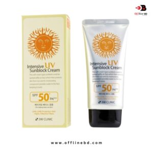 3W Clinic Sunblock SPF50+ PA+++ for UV protection in Bangladesh