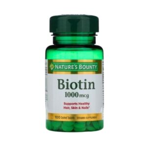 Nature’s Bounty Biotin 1000 mcg Tablets – Original USA Supplement in Bangladesh