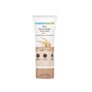 MAMAEARTH Rice Dewy Bright Face Wash