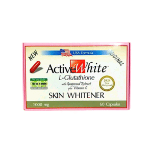 Active White L-Glutathione Skin Whitening Capsules – 1000mg, 60 Capsules