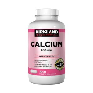 Kirkland Calcium 600mg with Vitamin D3 500 Tablets Available in Bangladesh