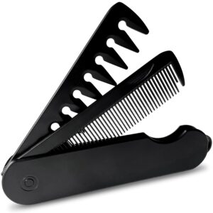 2 in 1 Men's Protable Folding Pocket Comb