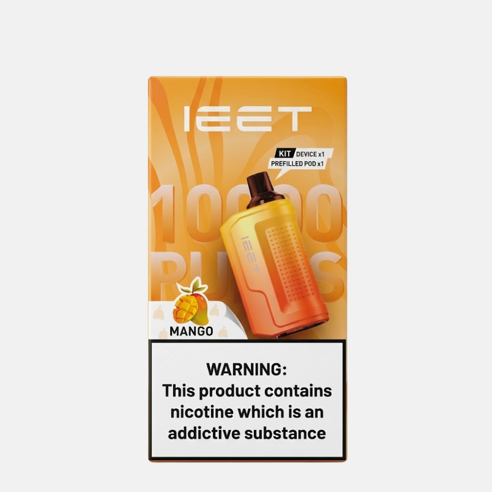 IEET 10000 Puffs Prefilled Pod Kit | Rechargeable & Leak-Proof Full Kit Vape  - Offline BD