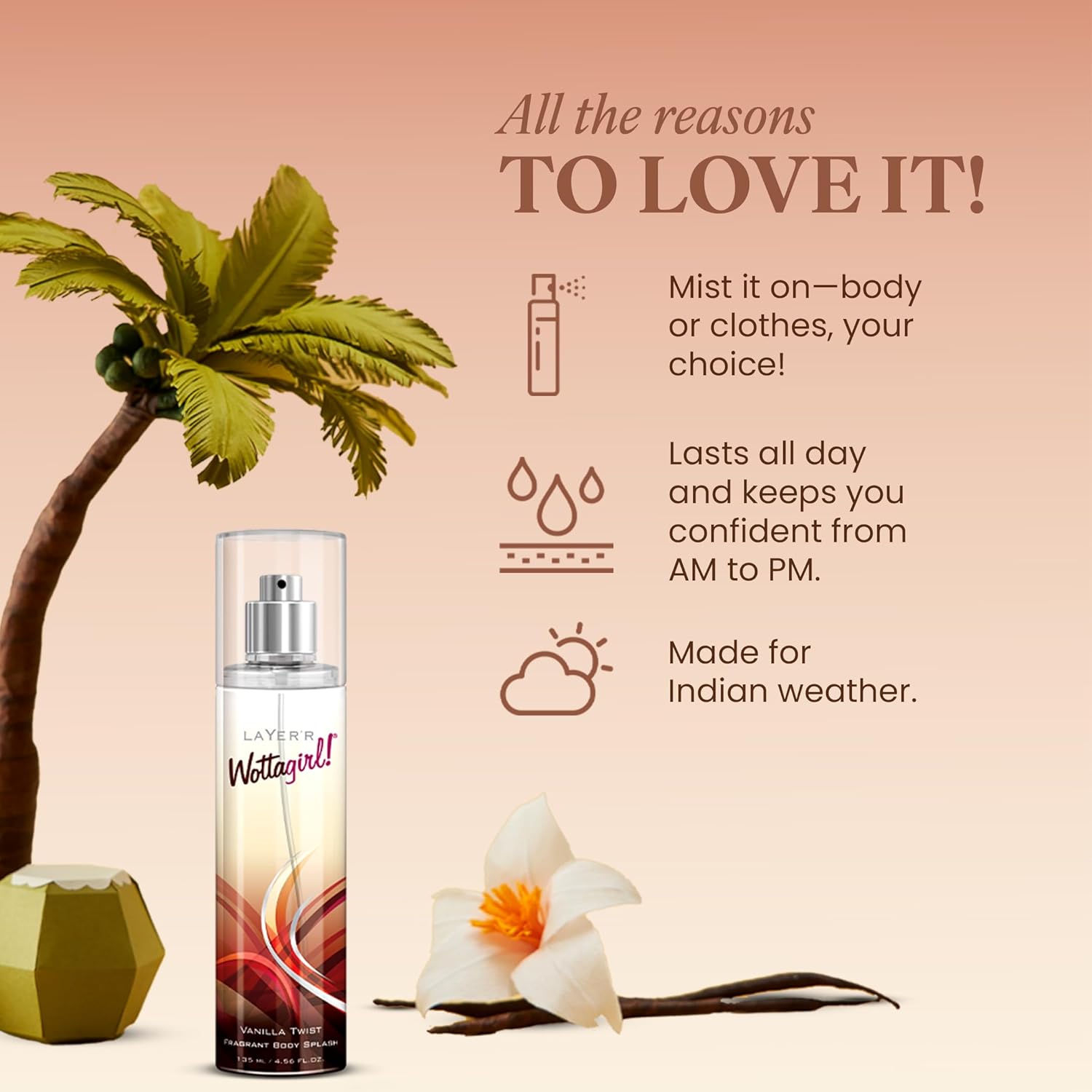 Original Layer’r Wottagirl Body Splash for Women in Bangladesh