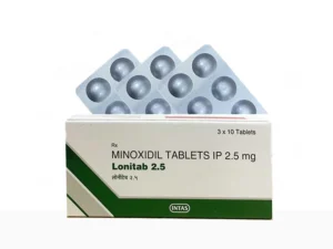 LONITAB 2.5 mg Minoxidil Tablets IP – Strip of 10 Tablets Price in Bangladesh