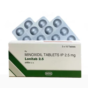 LONITAB 2.5 mg Minoxidil Tablets IP – Strip of 10 Tablets Price in Bangladesh