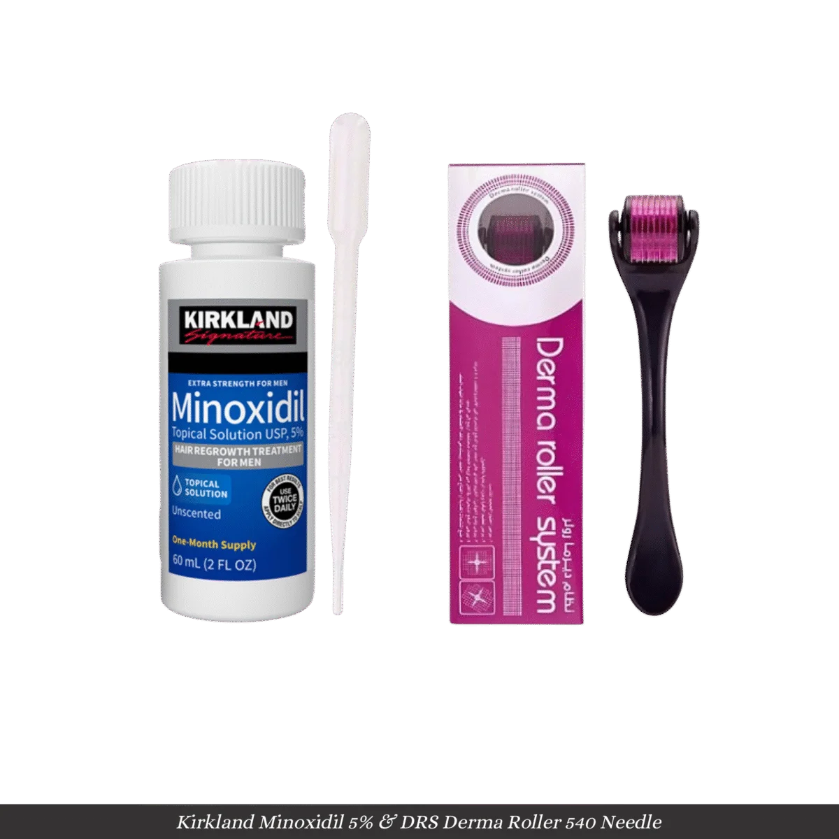 Kirkland Minoxidil 5% + DRS Derma Roller