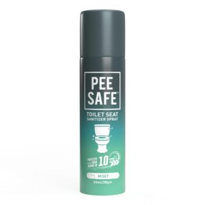 Pee Safe Toilet Seat Sanitizer Spray Mint 50ML