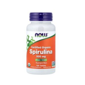 NOW Foods Spirulina 500 mg 100 Tablets (1)