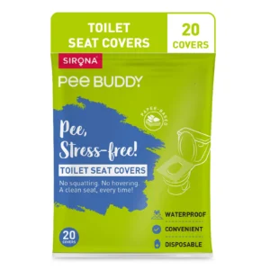 Sirona Pee Buddy Disposable Toilet Seat Covers 20 Sheets