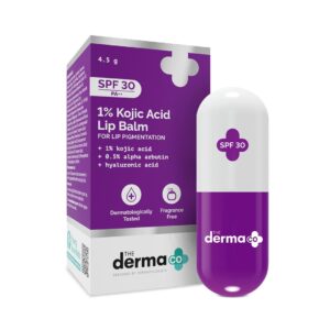 derma co kojic acid lip balm