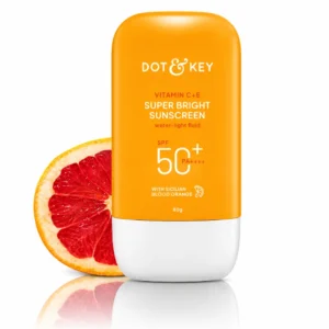 Dot & Key Vitamin C + E Sunscreen SPF Super Bright Sunscreen SPF 50 PA++++ Water-Light Fluid 80g with Sicilian Blood Orange – Original Sunscreen Price in Bangladesh | Offline BD